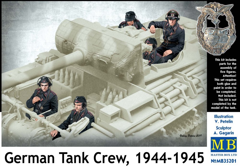 1/35 German Tank Crew, 1944-1945 (5 fig.)