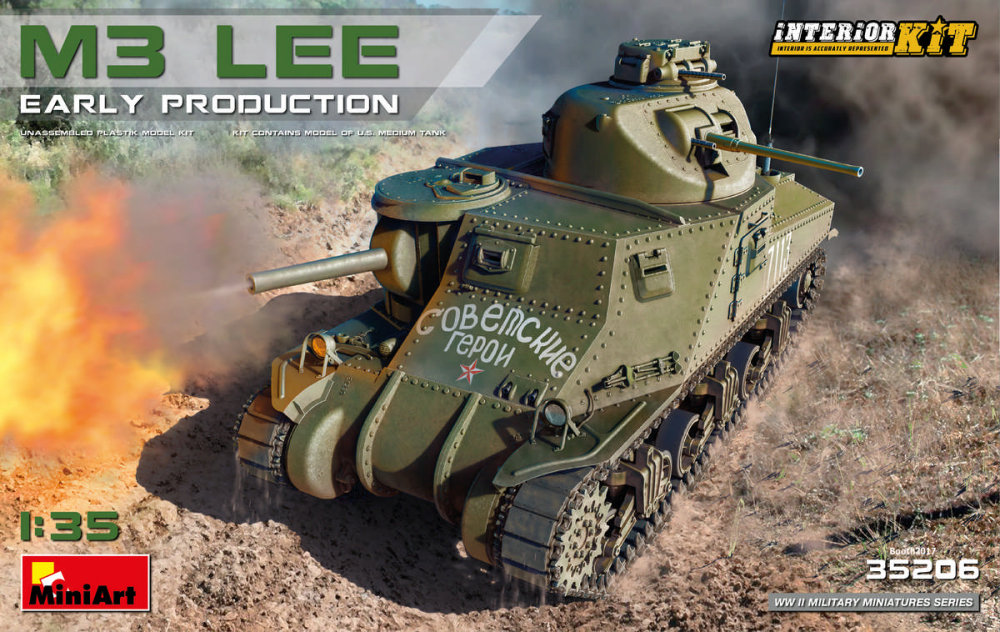 1/35 M3 Lee Early Production w/ Interior Kit