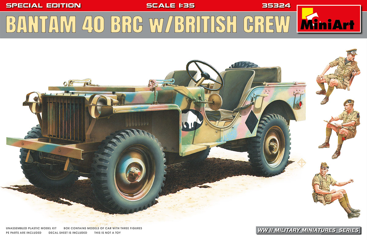 1/35 Bantam 40 BRC w/British Crew Special Edition