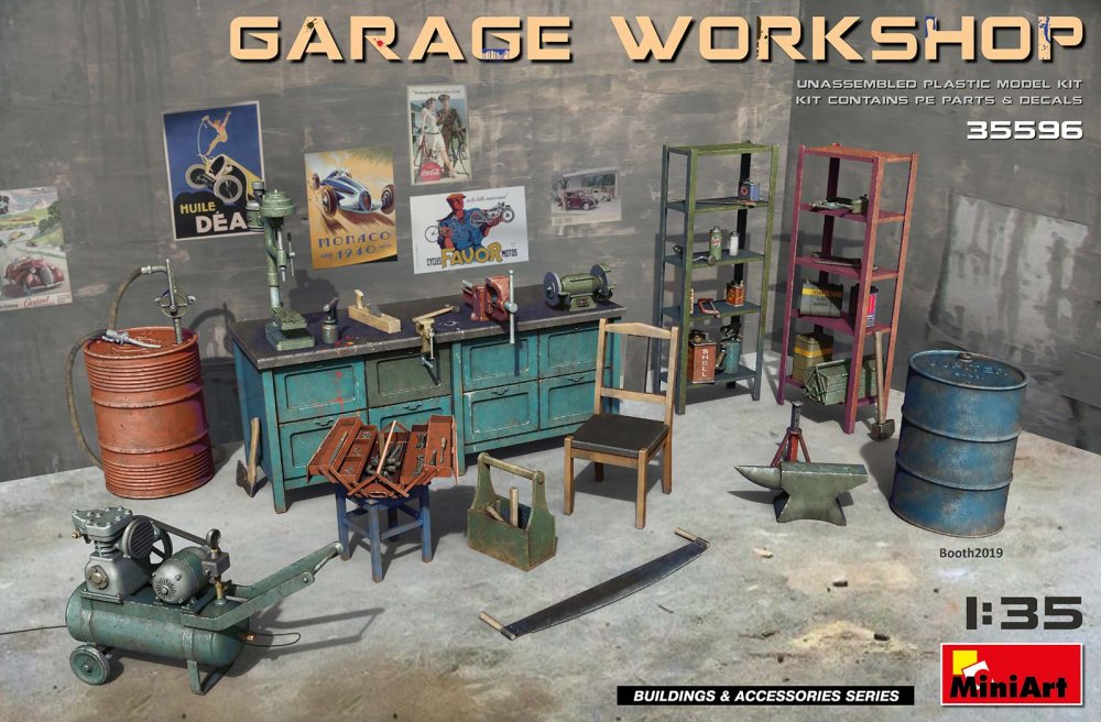 1/35 Garage Workshop (incl. PE & decals)