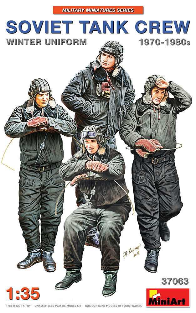 1/35 Soviet Tank Crew 1970-80s, winter uniform