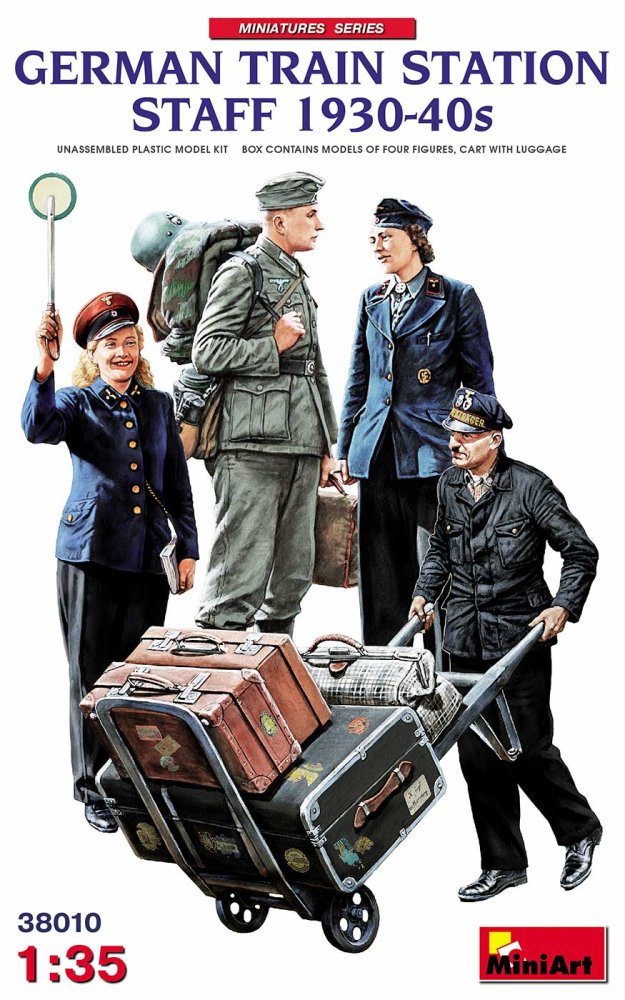 1/35 German Train Station Staff 1930-40s (4 fig.)