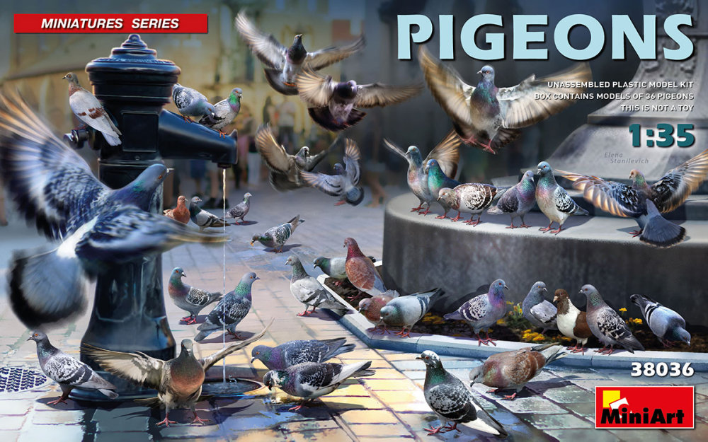 1/35 Pigeons (36 pcs.)