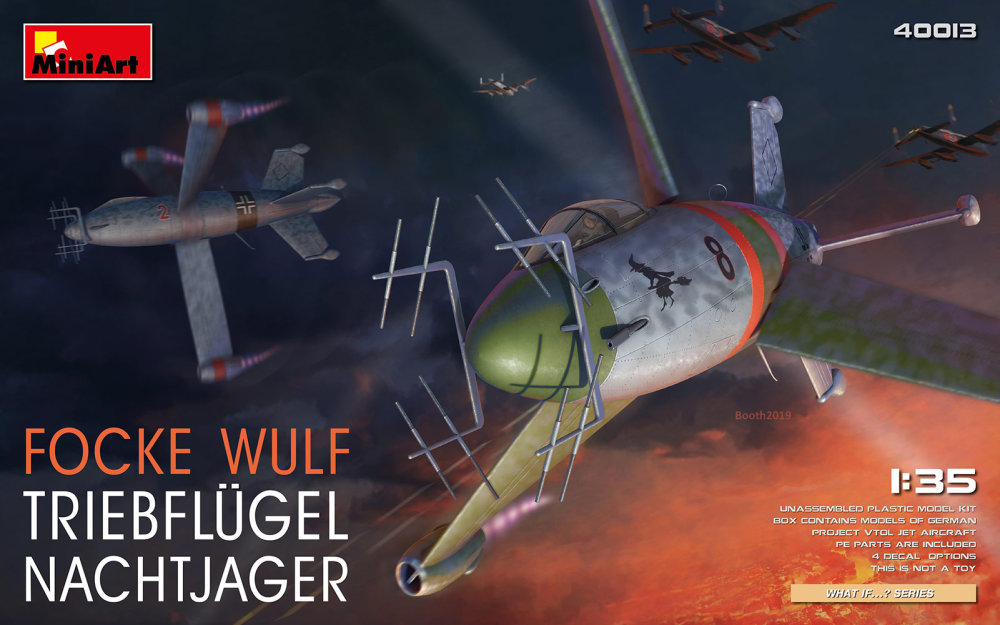 1/35 Focke-Wulf Triebflügel Nachtjager (4x camo)