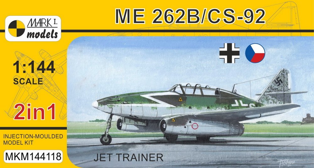 1/144 Me 262B/CS-92 'Jet Trainer' (2-in-1)