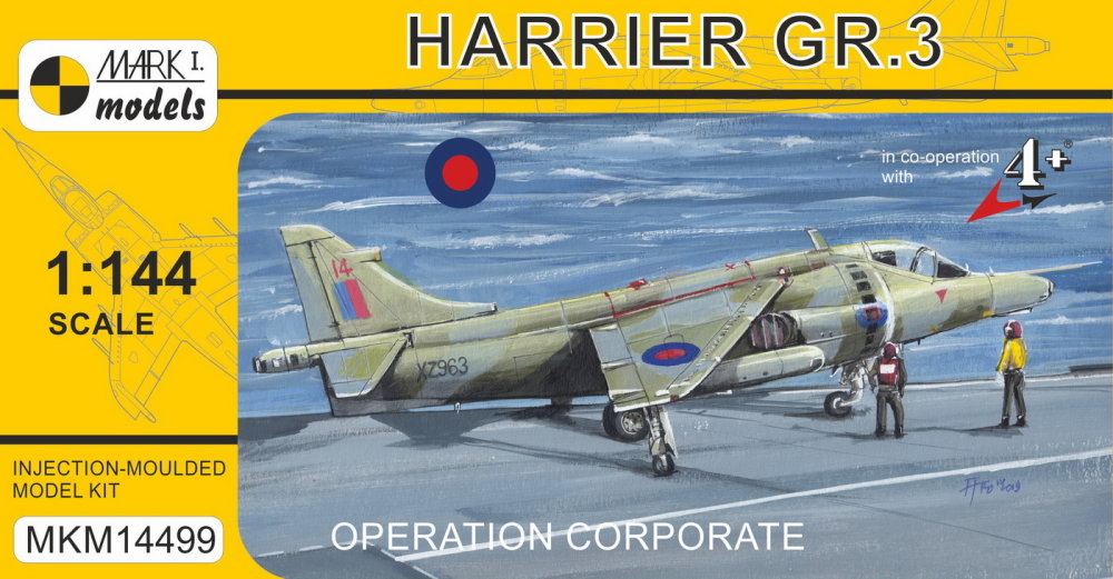 1/144 Harrier GR.3 'Operation Corporate' (4x camo)