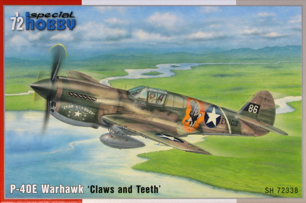 1/72 P-40E Warhawk 'Claws & Teeth' (4x camo)