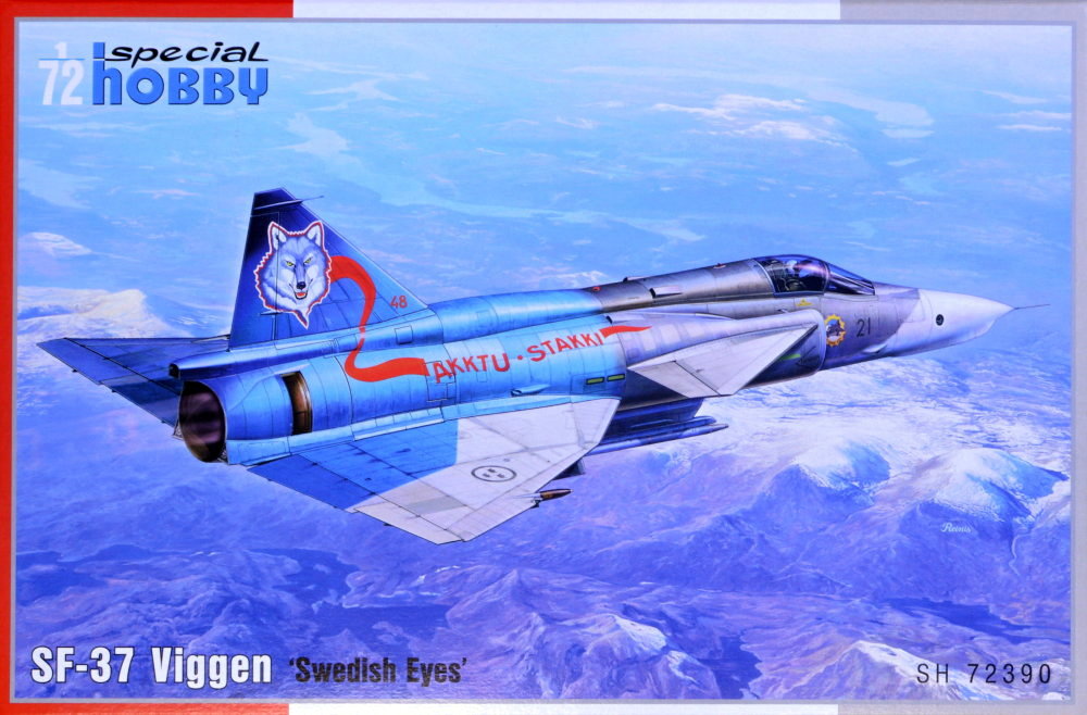 1/72 SF-37 Viggen 'Swedish Eyes' (3x camo)