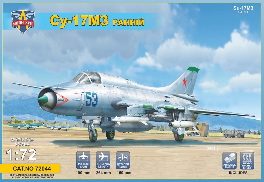 1/72 Su-17M3 Early Advanced Fighter (3x camo)