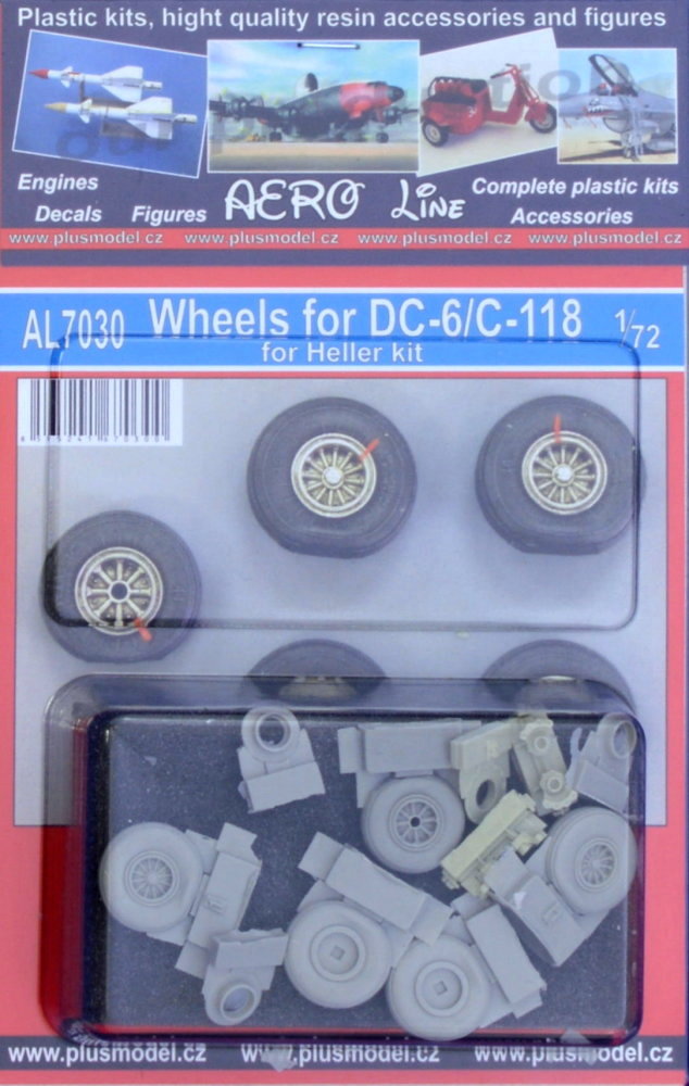 1/72 DC-6/C-118 - wheels (HELL)