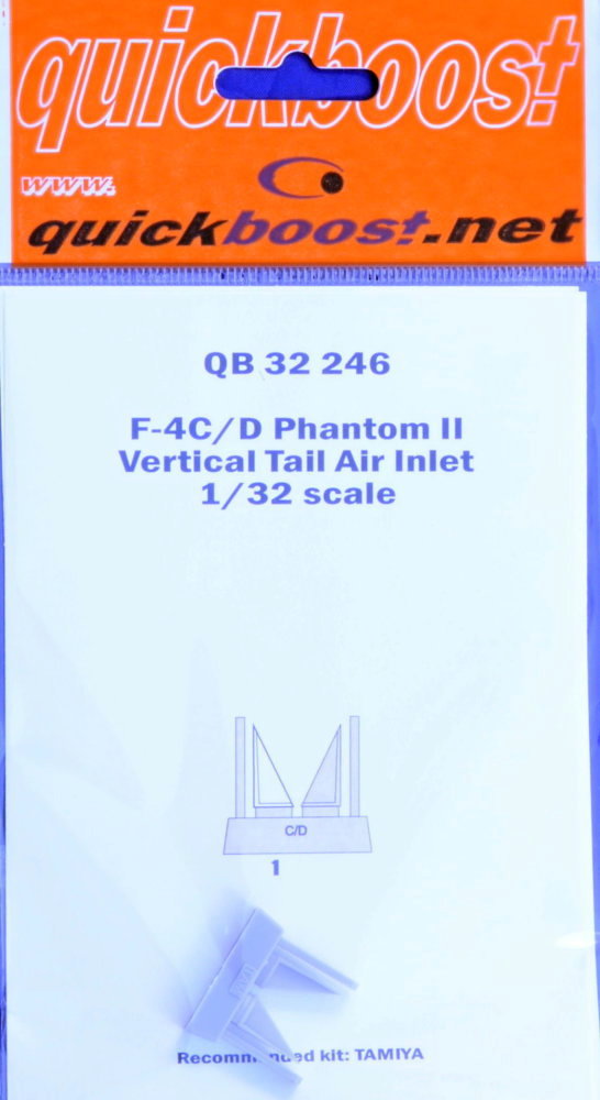 1/32 F-4C/D Phantom II vert.tail air inlet (TAM)