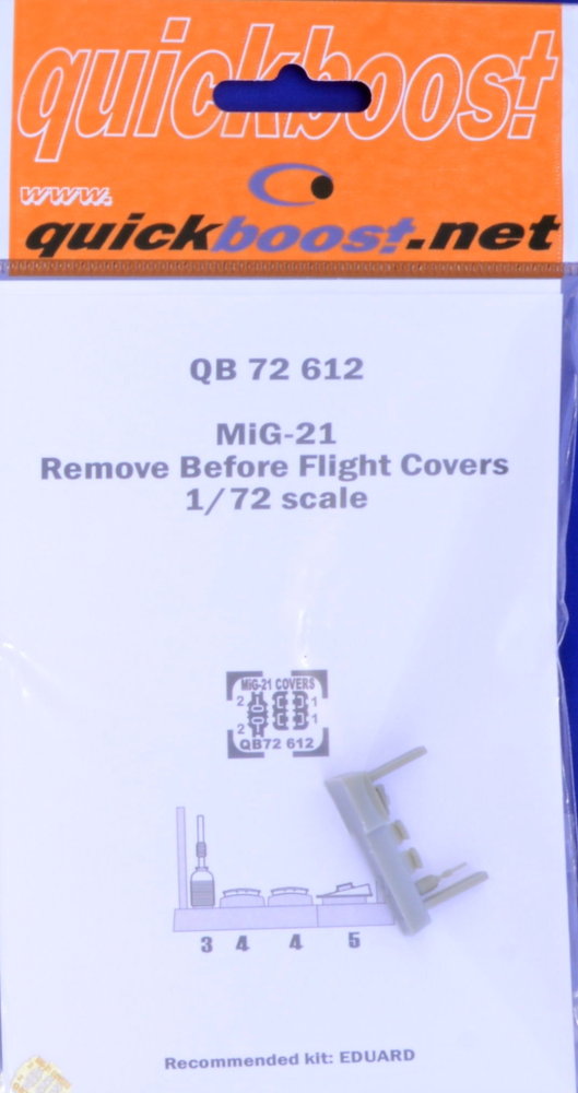 1/72 MiG-21 remove before flight covers (EDU)