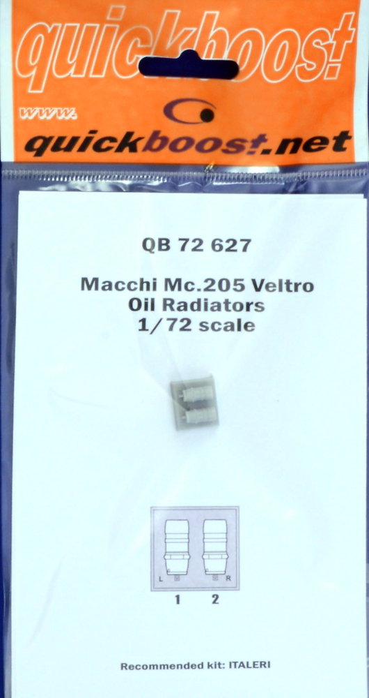 1/72 Macchi Mc.205 Veltro oil radiators (ITAL)