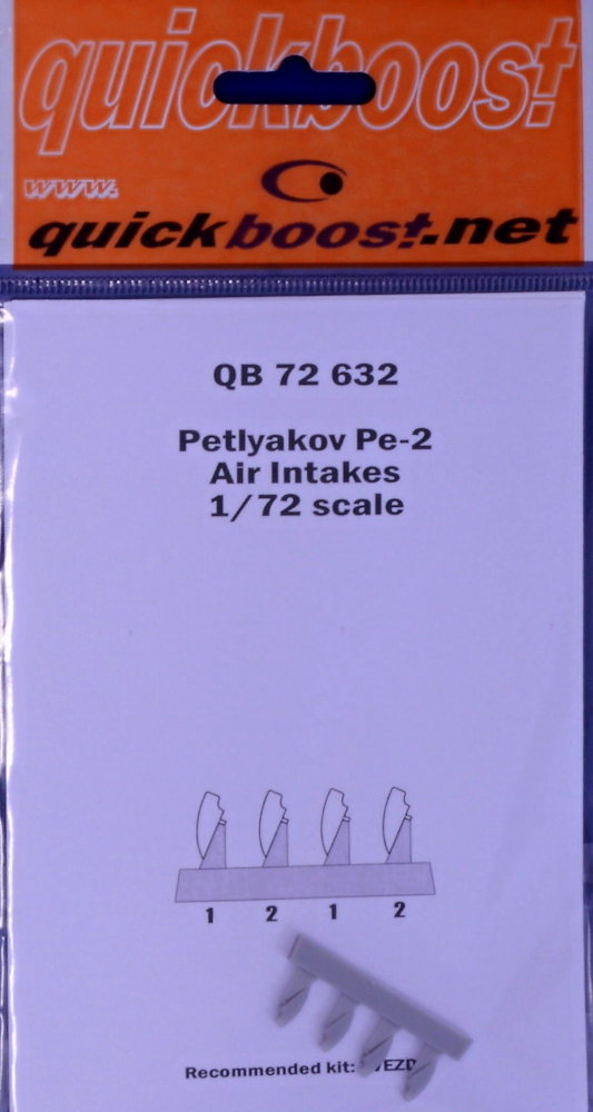 1/72 Petlyakov Pe-2 air intakes (ZVE)