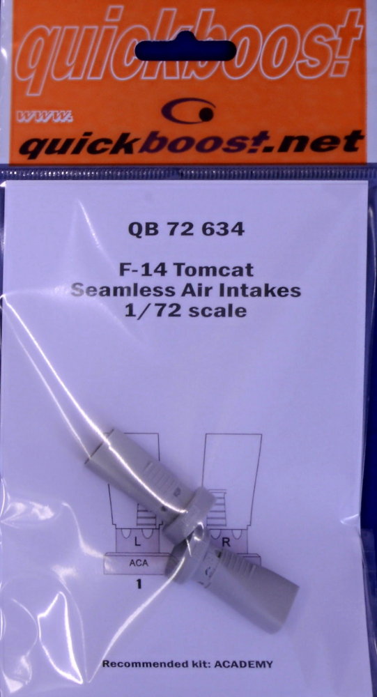 1/72 F-14 Tomcat seamless air intakes (ACAD)