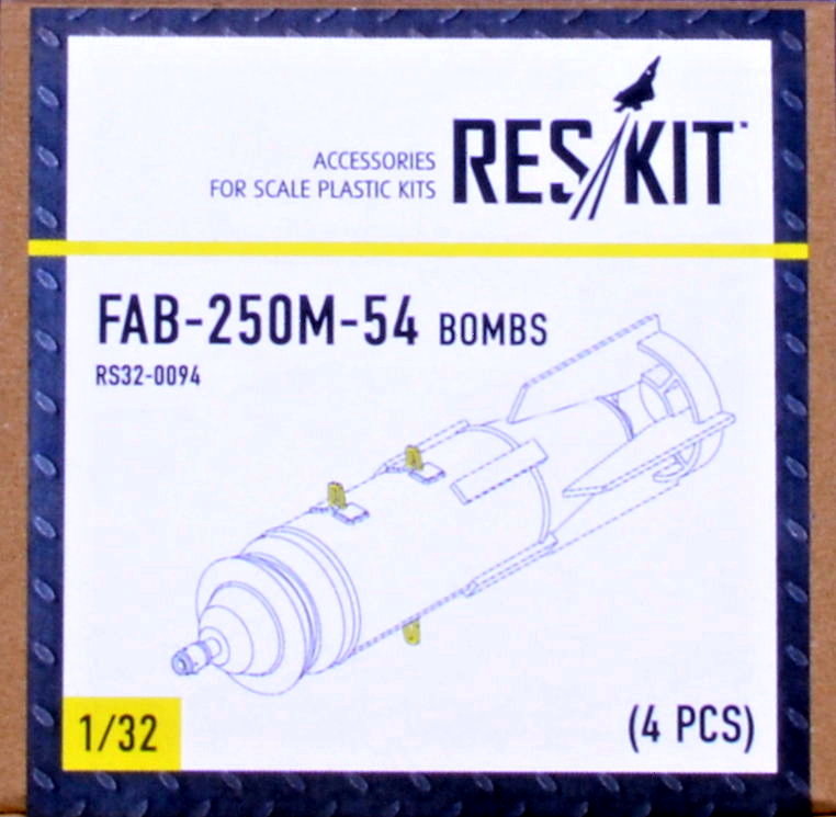 1/32 FAB-250M-54 Bombs - 4 pcs. (TRUMP)