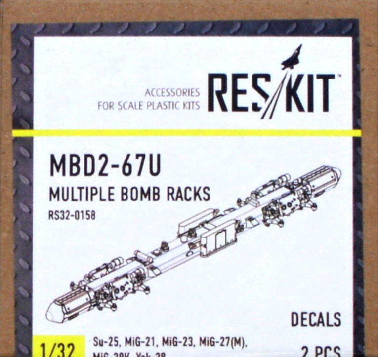 1/32 MBD2-67U Multiple Bomb Racks (2 pcs.)