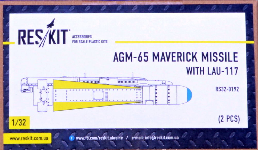 1/32 AGM-65 Maverick missile with LAU-117 (2 pcs.)