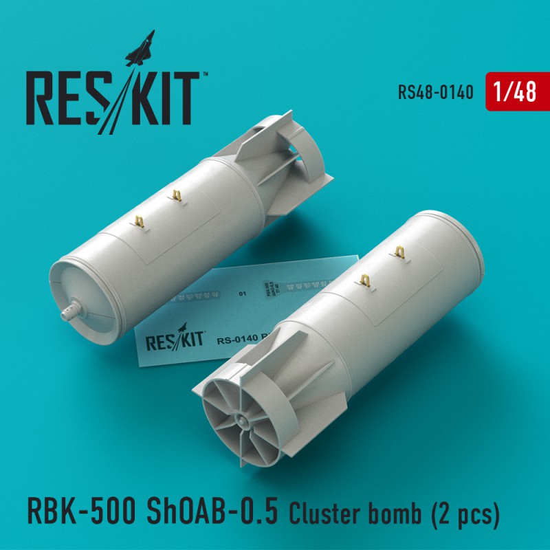 1/48 RBK-500 ShOAB-0.5 Cluster bomb (2 pcs.)