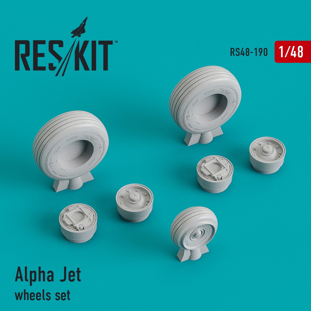 1/48 Alpha Jet wheel set (ITAL/KIN/REV)