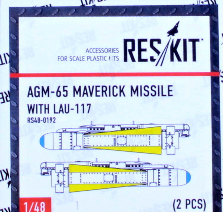 1/48 AGM-65 Maverick missile with LAU-117 (2 pcs.)