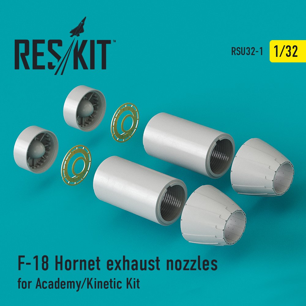 1/32 F-18 Hornet exhaust nozzles (ACAD/KIN)