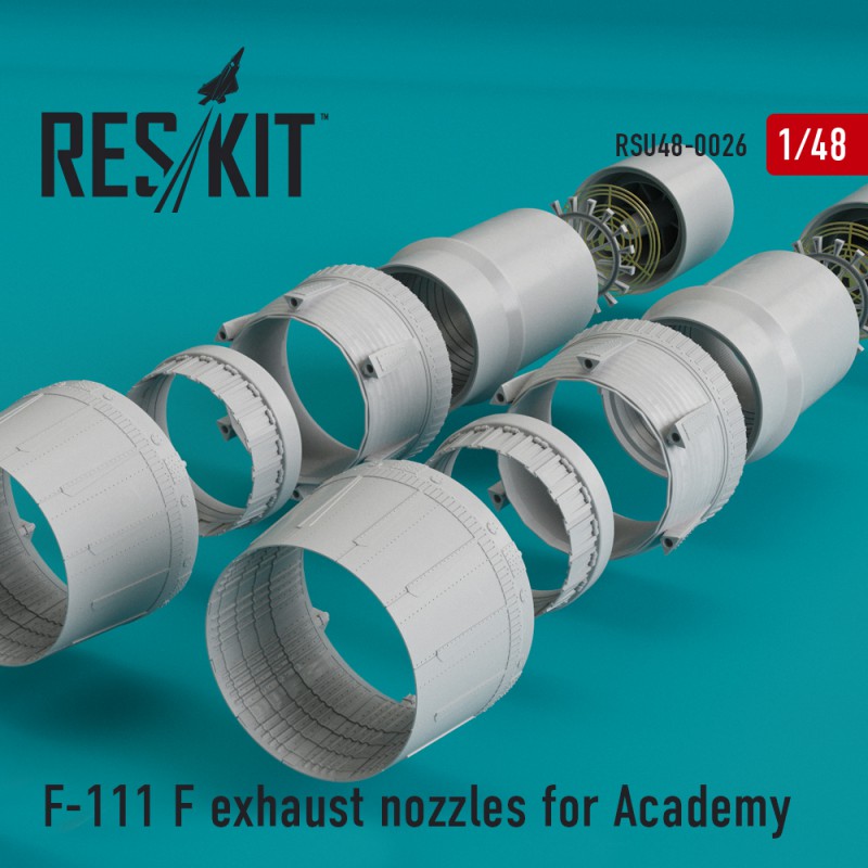 1/48 F-111 F exhaust nozzles  (ACAD)