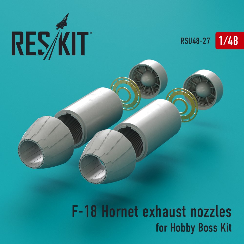 1/48 F-18 Hornet exhaust nozzles (HOBBYB)