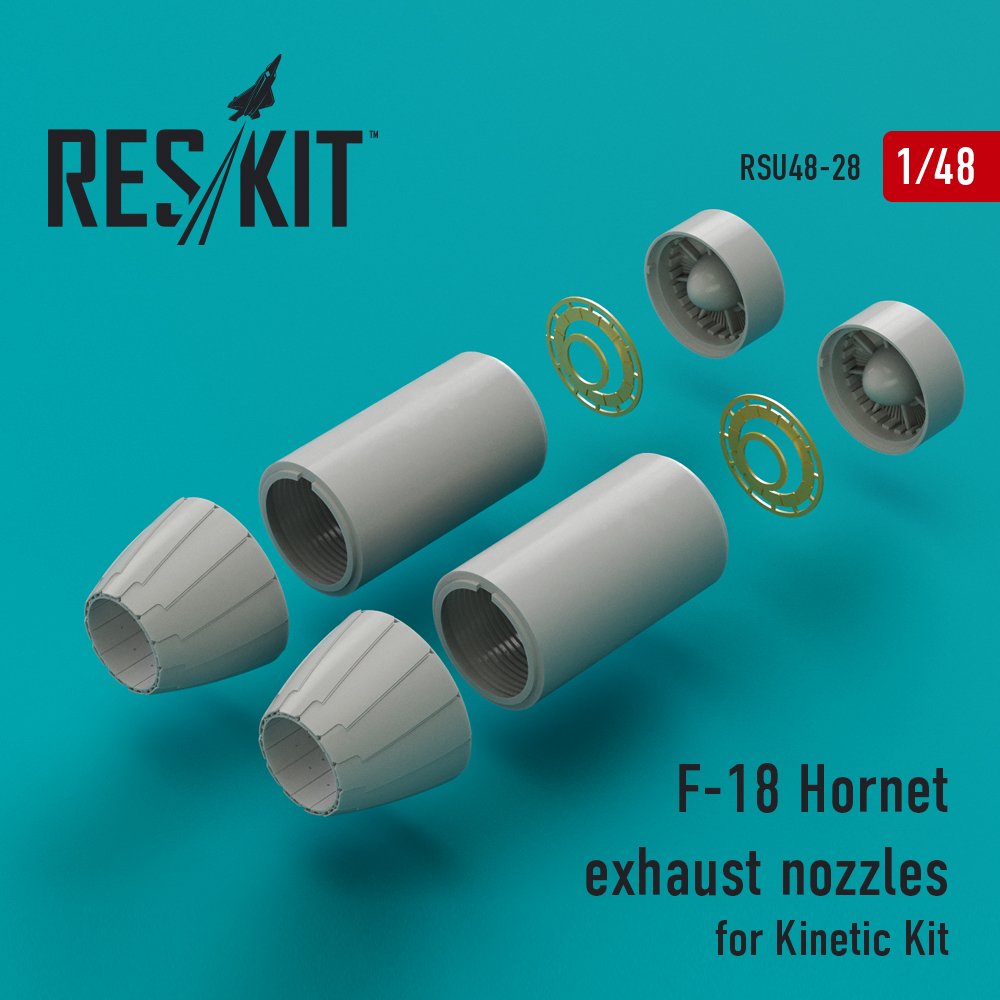 1/48 F-18 Hornet exhaust nozzles (KINETIC)