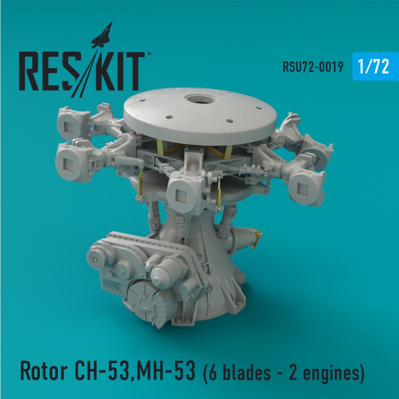 1/72 Rotor CH-53,MH-53,HH-53 - 6 blades, 2 engines