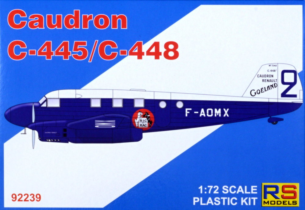 1/72 Caudron C-445/C-448 (4x camo)