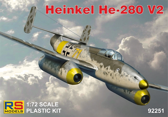 1/72 Heinkel He-280 Juma 004 (4x Luftwaffe)