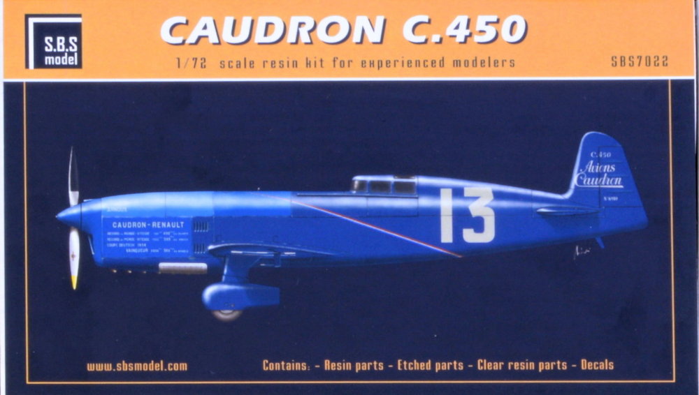 1/72 Caudron C.450 (resin kit)