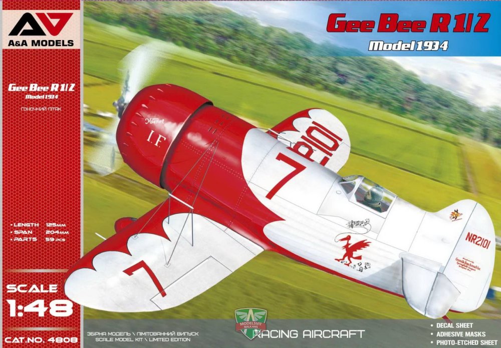 1/48 Gee Bee R1/R2 (model 1934-1935)