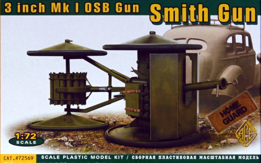 1/72 Smith Gun 3-inch Mk.I OSB Gun