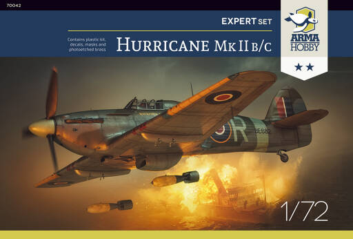 1/72 Hurricane Mk IIb/c Expert Set (6x camo)
