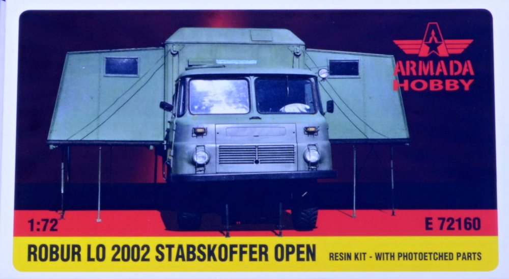 1/72 ROBUR LO 2002 Stabskoffer Open (resin w/ PE)