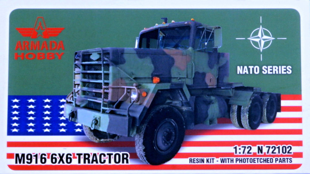 1/72 M916 6x6 Tractor (resin kit w/ PE)