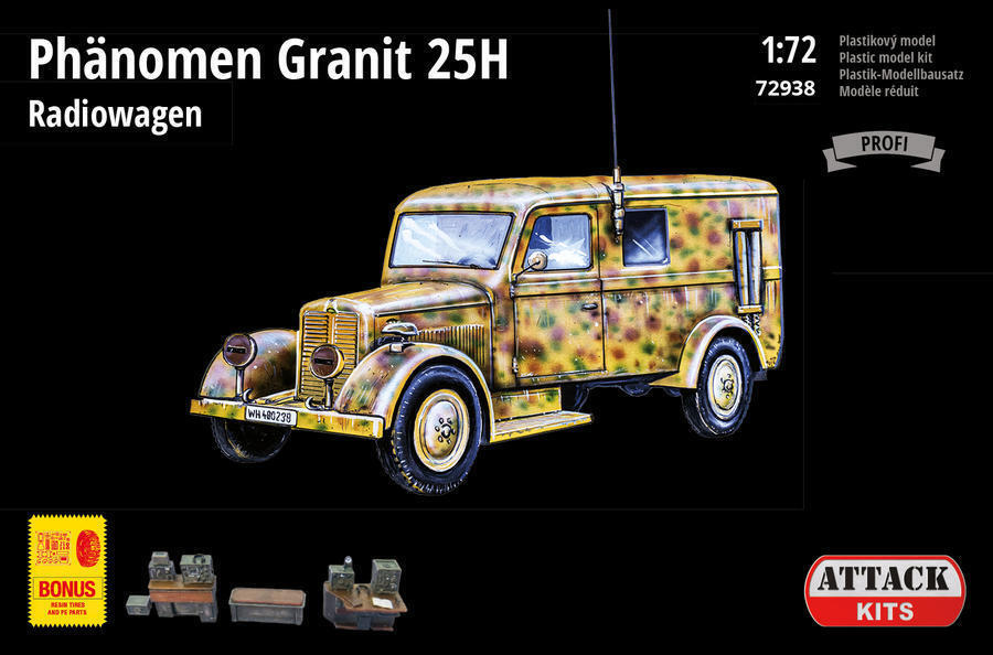 1/72 Phänomen Granit 25H Radiowagen (w/ resin&PE)
