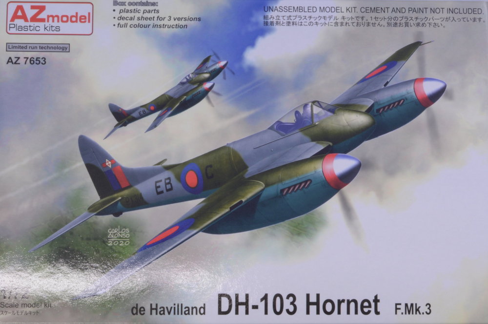 1/72 DH-103 Hornet F Mk.3 (3x camo)