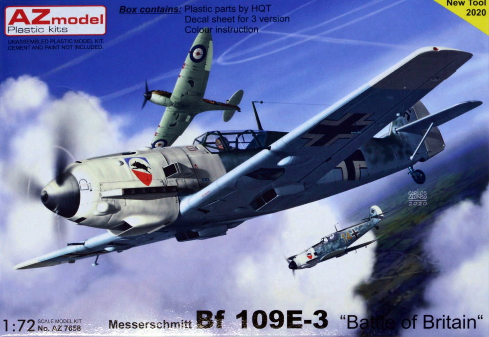1/72 Bf 109E-3 'Battle of Britain' (3x camo)