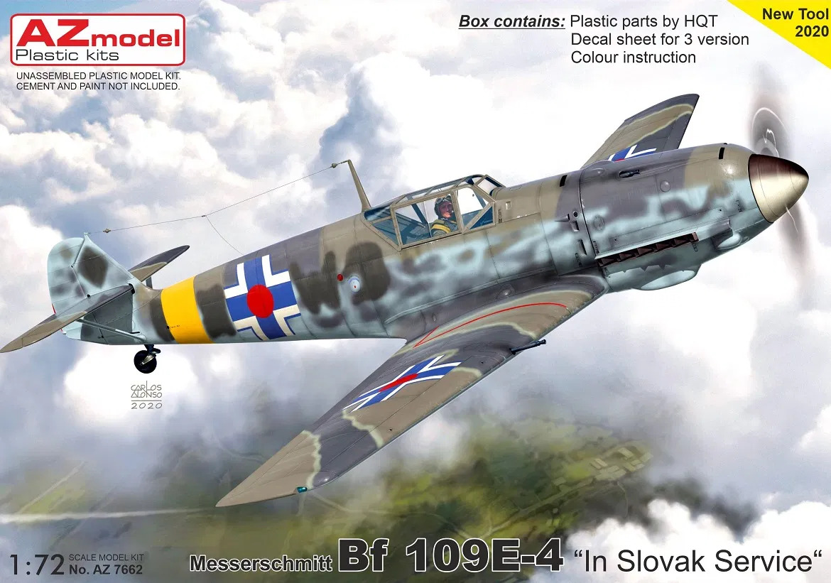 1/72 Bf 109E-4 'Slovak Service' (3x camo)