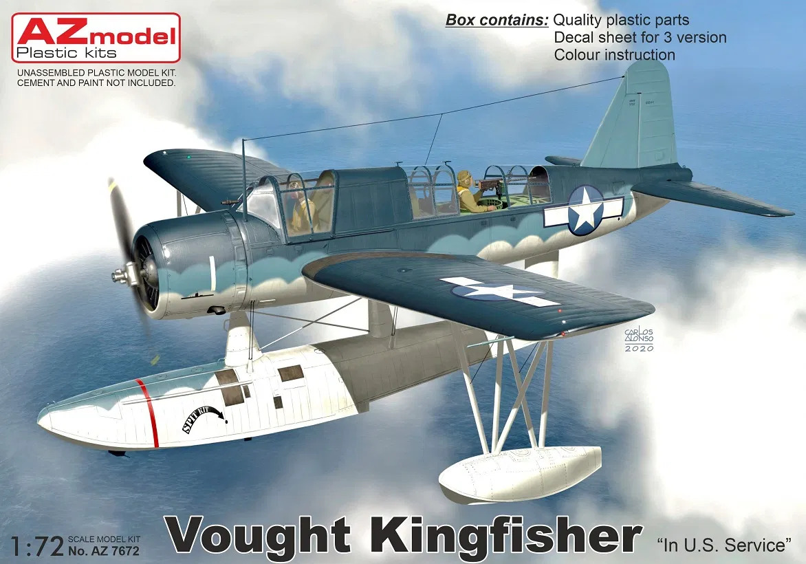 1/72 Vought Kingfisher 'In U.S. Service' (3x camo)