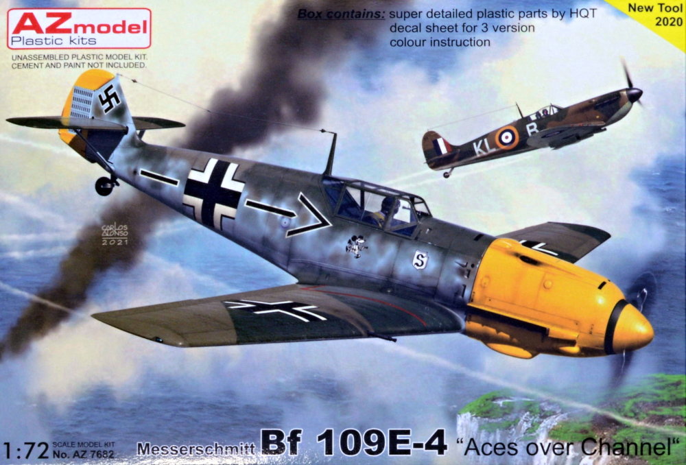 1/72 Bf 109E-4 'Aces over Channel' (3x camo)