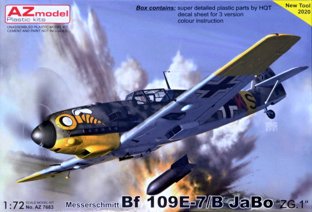 1/72 Bf 109E-7/B JaBo 'ZG.1' (3x camo)