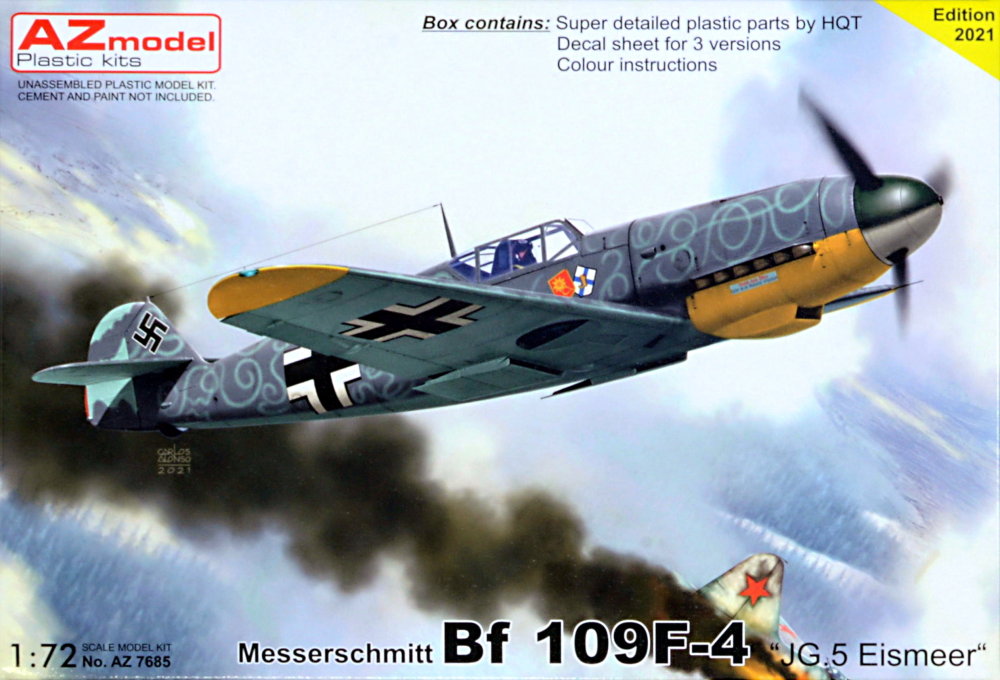 1/72 Bf 109F-4 'JG.5 Eismeer' (3x camo)
