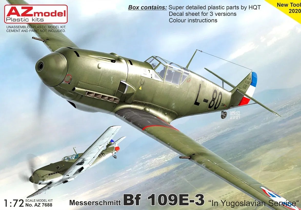 1/72 Bf 109E-3 'Yugoslavian Service' (3x camo)