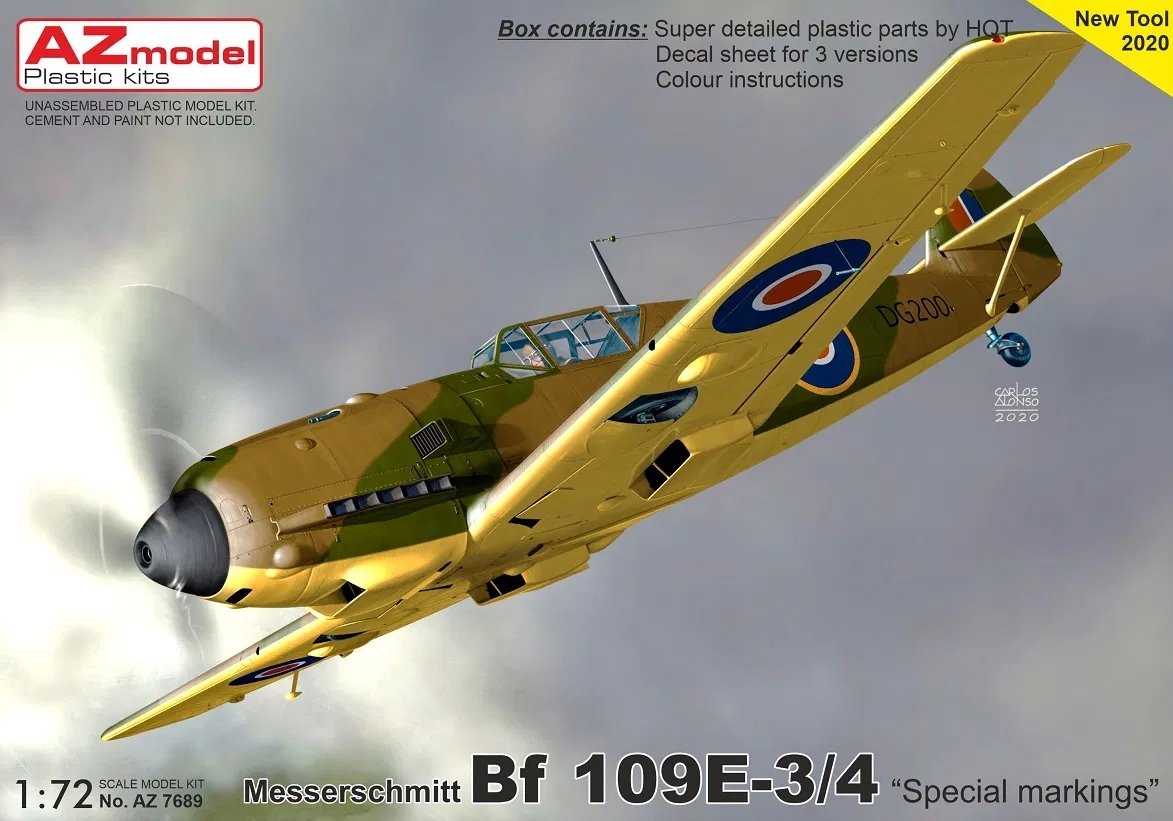 1/72 Bf 109E-3/4 'Special markings' (3x camo)