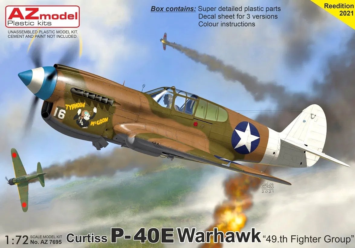 1/72 Curtiss P-40E Warhawk '49th Fighter Group'