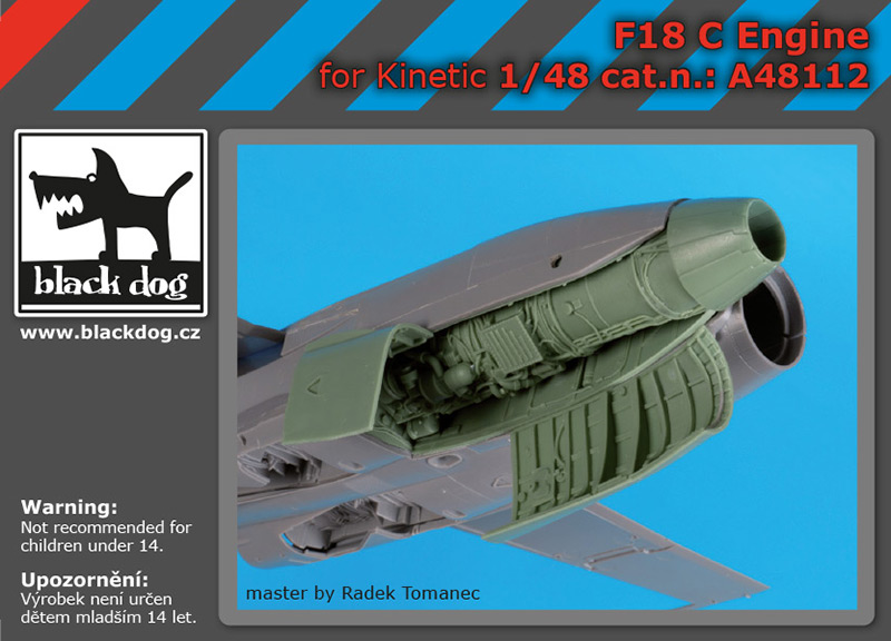 1/48 F-18 C engine (KIN)